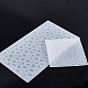 Olycraft50pcsウォーターリップルシリコンモールドセット  水泡スライス樹脂型  海洋樹脂芸術およびアクセサリー製造のためのホイルチップおよび樹脂ツールを備えたエポキシ樹脂鋳造型 DIY-OC0001-88-7