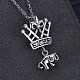 Thai 925 Sterling Silver Pendant Necklaces NJEW-BB32719-4