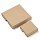 Joyero cuadrado de cartón y papel kraft CON-D014-01C-01-4