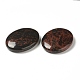 Natural Mahogany Obsidian Worry Stone for Anxiety Therapy G-B036-01L-3