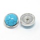 Garment Accessories Alloy Gemstone Jewelry Snap Buttons SNAP-O015-M-2