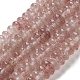 Natural Strawberry Quartz Beads Strands G-Z030-A17-01-2