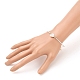 Bracelet ajustable en cordon tressé en polyester BJEW-JB05541-03-4