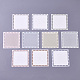 Tarjeta de papel kraft blanco en blanco DIY-F029-B05-1
