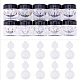 Leere Mini-Flasche für loses Pulver in Rautenform mit Sieb und Schraubdeckel MRMJ-BC0001-09-2