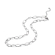 304 collar de cadena de eslabones de rombo de acero inoxidable para hombres y mujeres STAS-B039-03P-1