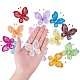 Polyester Schmetterling Dekoration DIY-BC0010-07-4