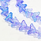 Transparent perles de verre brin GLAA-K002-02H-4