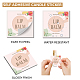 Craspire 80 pz 8 stili balsamo per le labbra personalizzato etichetta adesiva fai da te DIY-CP0007-95S-3