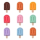80 個 8 色不透明樹脂デコデンカボション  模造食品  アイスクリーム/アイスキャンデー  ミックスカラー  18.5x10.5x4mm  10個/カラー CRES-CJ0001-53-4