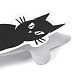 Autocollants de dessin animé de chat auto-adhésifs en pvc 50 pièce STIC-B001-06-5