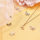 SUNNYCLUE Light Gold Plated Alloy Charms ENAM-SC0001-58LG-5