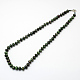 Modische Edelstein Perlenketten NJEW-R211-11-1
