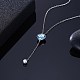 Модное ожерелье стерлингового серебра 925 стерлингового серебра NJEW-BB30732-5