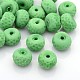 Handmade Opaque Frosted Lampwork Rondelle Beads LAMP-L025-07-2