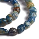 Chapelets de perles en chrysocolle et lapis lazuli naturelles X-G-D0002-D52-3