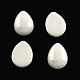 Pearlized Plated Opaque Glass Cabochons PORC-S778-18x25-M-2