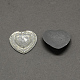 Heart Resin Cabochons CRES-R128C-129-1