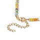 Colliers de perles de rocaille en verre et de perles d'imitation en plastique pour femmes NJEW-JN04211-3