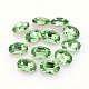 Faceted Oval Glass Pointed Back Rhinestone Cabochons RGLA-E003-13x18mm-005-1