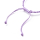 Pulseras ajustables de cordón de poliéster encerado corán AJEW-JB01131-02-5