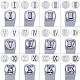 Iron Metal Stamps AJEW-L060-01-3