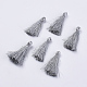 Décorations de pendentif pompon en polyester FIND-S260-B08-1