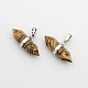 Natural Picture Jasper Double Terminated Pointed Pendants G-F177-12-1