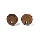 Accessoires de boucles d'oreilles en bois de noyer MAK-N032-043A-3