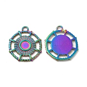 Ion Plating(IP) 304 Stainless Steel Pendant Cabochon Settings STAS-A070-20MC