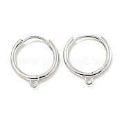 Brass Hoop Earrings EJEW-L211-012D-P