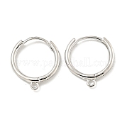 Латунные серьги обруча EJEW-L211-012D-P