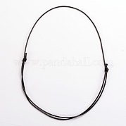 Корейский вощеный полиэфирный шнур ожерелье AJEW-PH00620-01