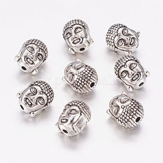 Perles en alliage de style tibétain X-TIBEB-60542-AS-FF