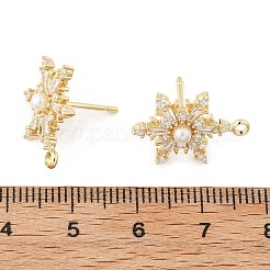 Risultati in ottone micro pavé di zirconi cubici&nbsp;LS-KK-K371-34G