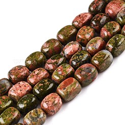 Natur Unakit Perlen Stränge&nbsp;G-T138-111
