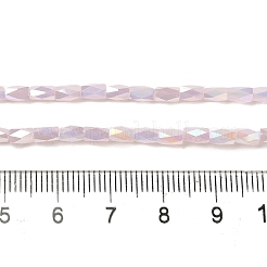FilI di perline in vetro placcato&nbsp;GLAA-P068-AB05