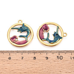 304 Edelstahl-Emaille-Anhänger&nbsp;STAS-N124-07G