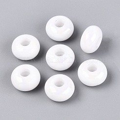 Perles européennes opaques en acrylique pour la fête de l'indépendance&nbsp;OACR-E033-19M1
