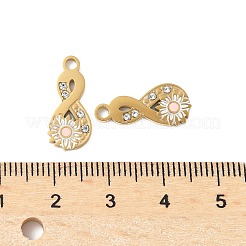 304 Edelstahl-Emaille-Anhänger&nbsp;STAS-R168-05G