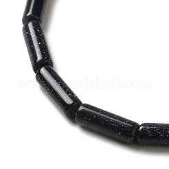 Synthetische blauen goldstone Perlen Stränge&nbsp;G-D464-22