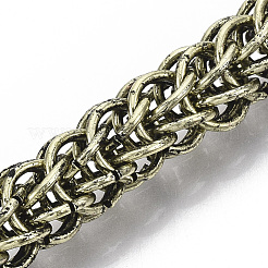 Bracelets de chaîne de blé en alliage pour hommes&nbsp;X-BJEW-T014-09AB