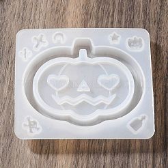 Halloween-Thema Kürbis/Fledermaus/Geist DIY Silikon-Treibsandformen&nbsp;DIY-Q030-04B