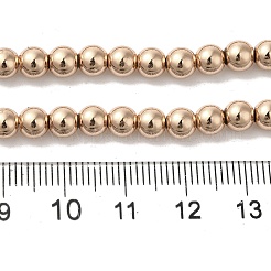 Fili di perline di ematite sintetica non magnetica elettrolitica&nbsp;G-I364-C02-LG