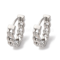 Boucles d'oreilles créoles en acier inoxydable 304&nbsp;EJEW-B142-01P