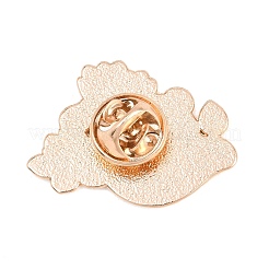 Panda mit Lotusblume Emaille-Anstecknadeln&nbsp;JEWB-L028-02G-05
