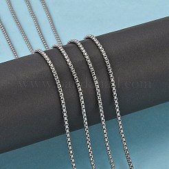 Cadenas de caja de acero inoxidable 304 de 3.28 pie que no se deslustran&nbsp;X-CHS-K001-37B