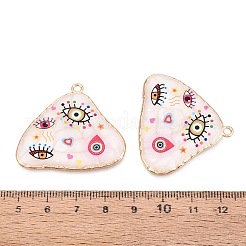 Imprimés alliage pendentifs en émail&nbsp;ENAM-N071-05G-03