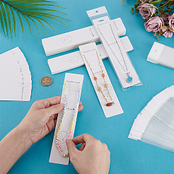 120 Stück Schmuckdisplaykarten aus Papier für Halsketten&nbsp;CDIS-PH0001-74B