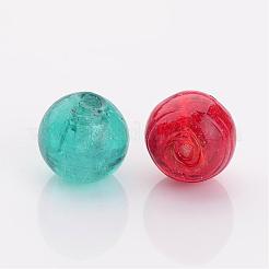 Perline di vetro murano fatto a mano&nbsp;FOIL-R054-10mm-M